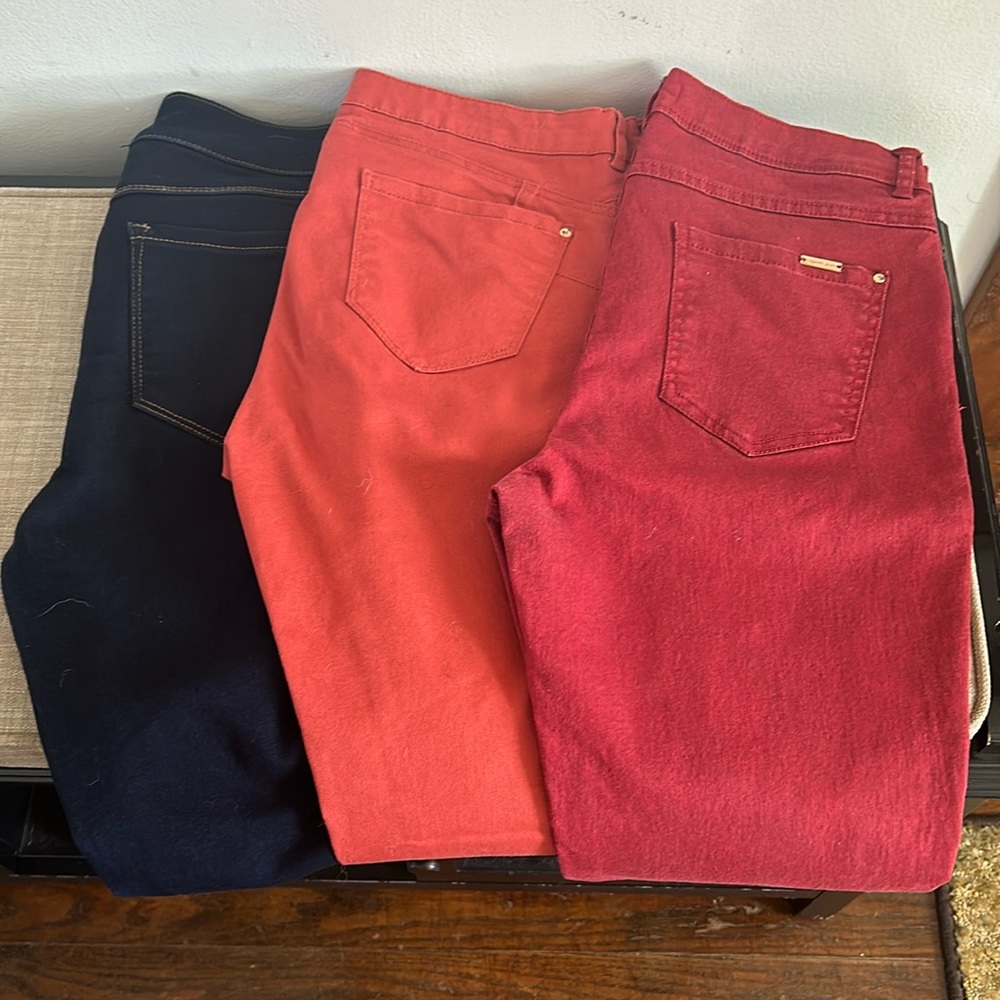 3 pairs stretch jeans